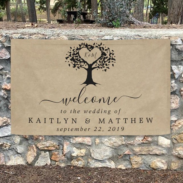 The Rustic Heart Tree Wedding Collection Banner (Creator Uploaded)