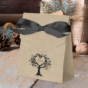 The Rustic Heart Tree Wedding Collection Favor Boxes