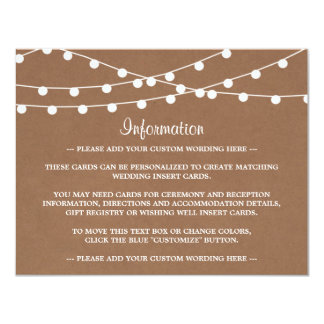 registry inserts for wedding invitations
