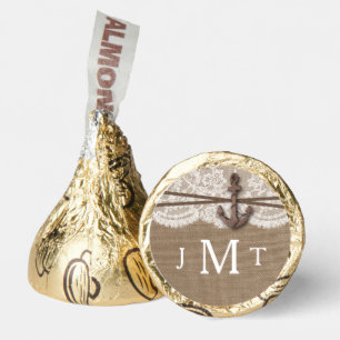 The Rustic Nautical Anchor Wedding Collection Hershey®'s Kisses®
