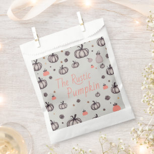 The Rustic Pumpkin Favor Bag