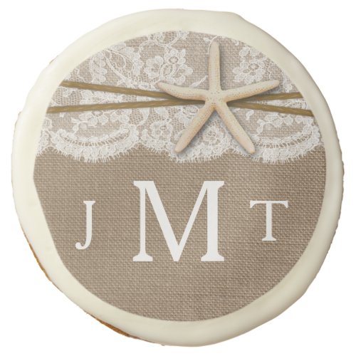 The Rustic Starfish Beach Wedding Collection Sugar Cookie