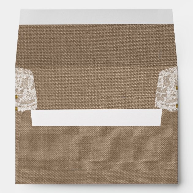 The Rustic Sunflower Wedding Collection Envelopes