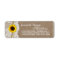 The Rustic Sunflower Wedding Collection Labels