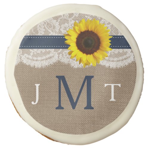 The Rustic Sunflower Wedding Collection _ Navy Sugar Cookie