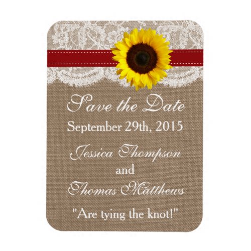 The Rustic Sunflower Wedding Collection _ Red Magnet