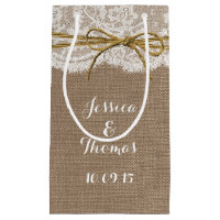 The Rustic Twine Bow Wedding Collection Gift Bags