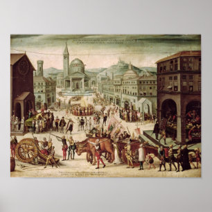 The Sack of Lyons by the Baron des Adrets Poster
