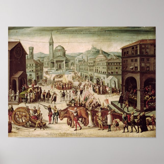 The Sack of Lyons by the Baron des Adrets Poster (Front)