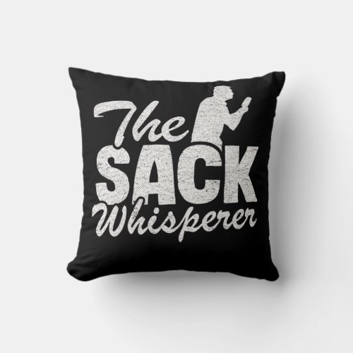 The Sack Whisperer Bean Bag Toss Mens Funny Corn H Throw Pillow