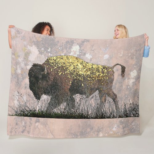 The Sacred Buffalo Fleece Blanket