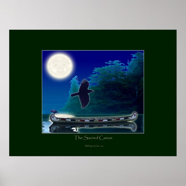 THE SACRED CANOE Art Poster (Front)