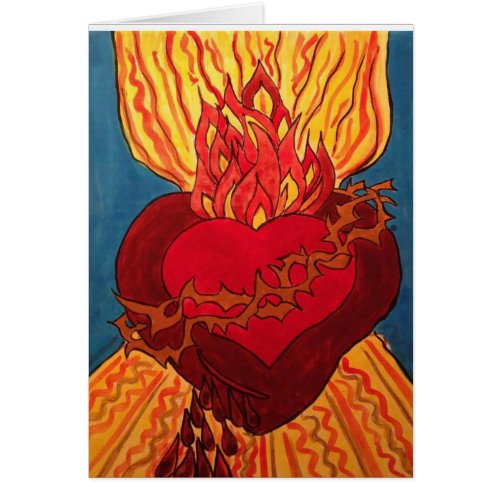 The Sacred Heart _ from a Retablo
