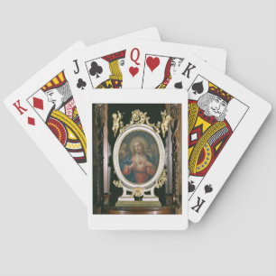 The Sacred Heart of Christ, from the Boarding Scho Poker Cards