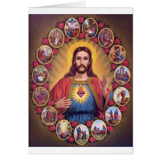 The Sacred Heart Of Jesus Cards (Front)