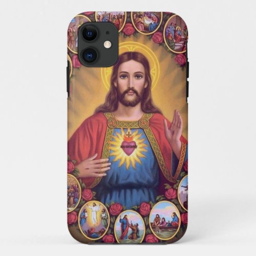 The Sacred Heart Of Jesus iPhone 11 Case