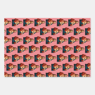 The Sacred Heart Of Jesus Fine Art Portrait Wrapping Paper Sheets