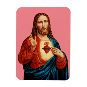 The Sacred Heart of Jesus Magnet