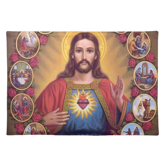 The Sacred Heart Of Jesus Placemat (Front)