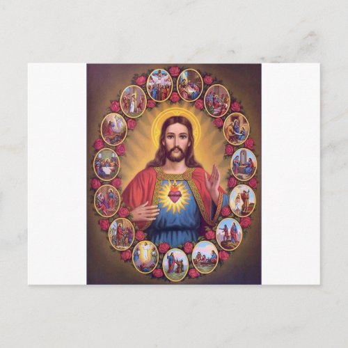 The Sacred Heart Of Jesus Postcard