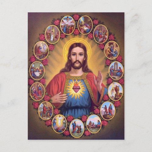 The Sacred Heart Of Jesus Postcard