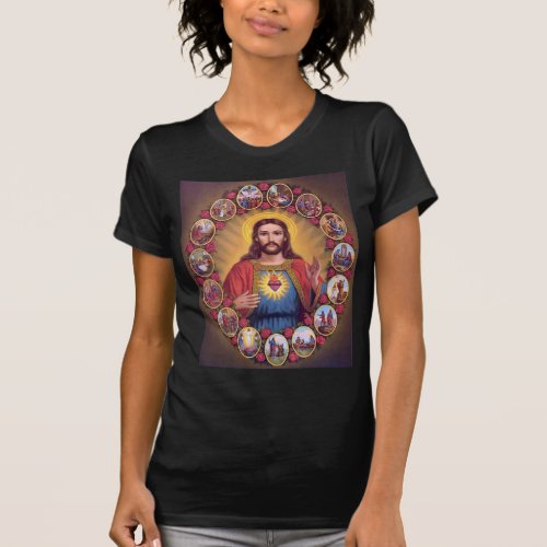 The Sacred Heart Of Jesus T_Shirt