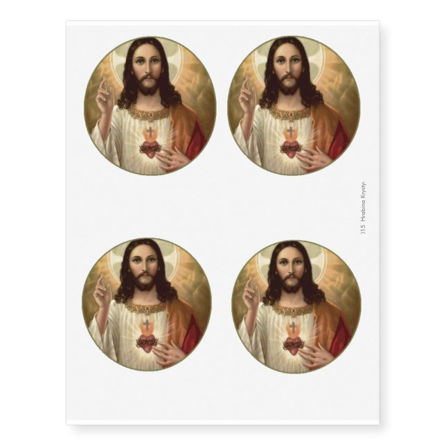 The Sacred Heart of Jesus Tattoos #2 (Front)