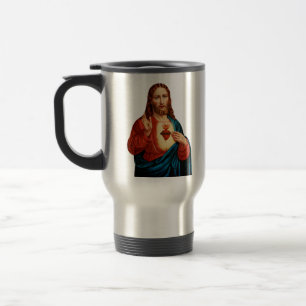 The Sacred Heart of Jesus Travel Mug