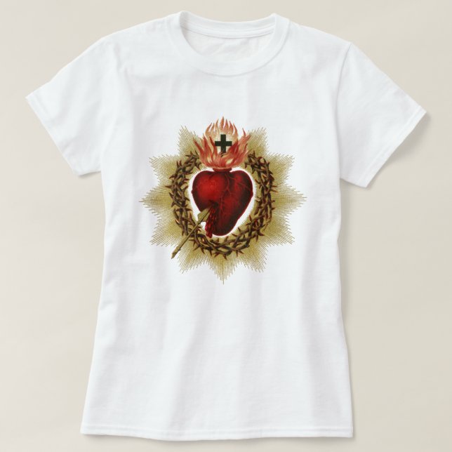 The Sacred Heart T-Shirt (Design Front)