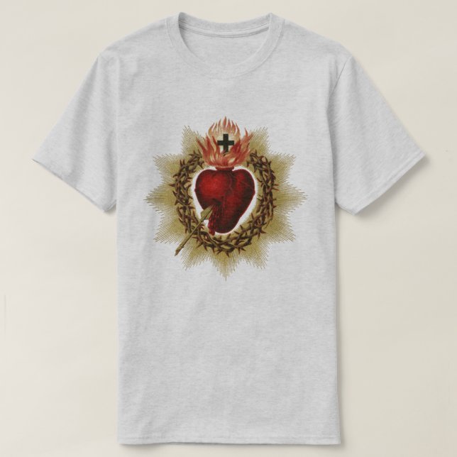 The Sacred Heart T-Shirt (Design Front)
