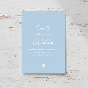 The Sacred Journey – Will You Be My Godparent Foil Holiday Card