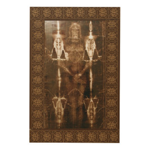 The Sacred Shroud of Turin Wood Wall Art