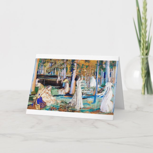 The Sacred Wood, Maurice Denis Card (Front)