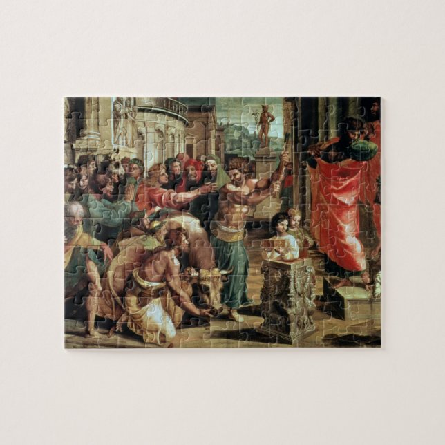 The Sacrifice at Lystra (cartoon for the Sistine C Jigsaw Puzzle (Horizontal)