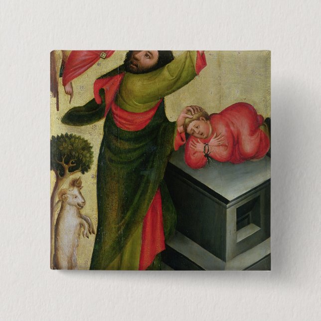 The Sacrifice of Isaac from the High Altar Button (Front)