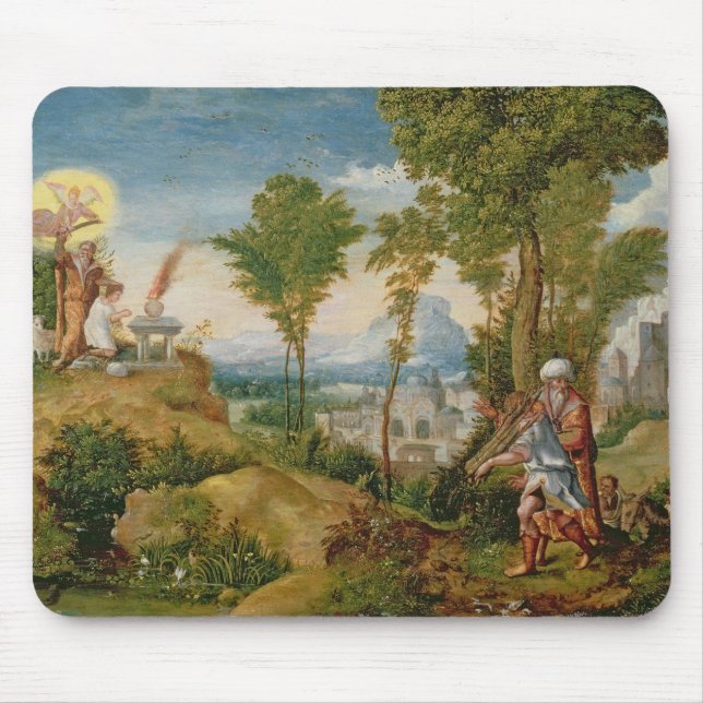 The Sacrifice of Isaac Mouse Pad (Front)