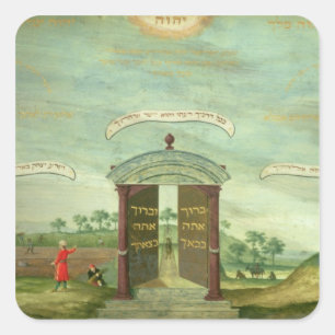 The Sacrifice of Isaac Square Sticker