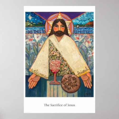 The Sacrifice of Jesus New Covenant poster