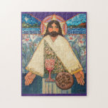 The Sacrifice of Jesus Puzzle<br><div class="desc">Celebrate the Easter season with this colorful puzzle of the story of Jesus offering his Body and Blood.</div>