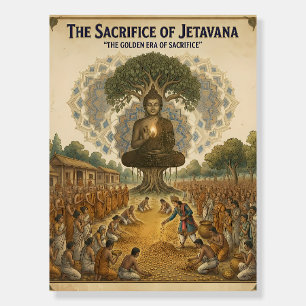 The Sacrifice of Jetavana Buddha Art Poster - Spir