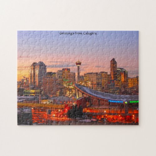 The Saddle Dome Calgary Jigsaw Puzzle