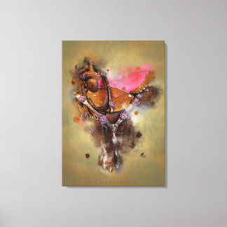 The Saddle II - Wrapped Canvas Print