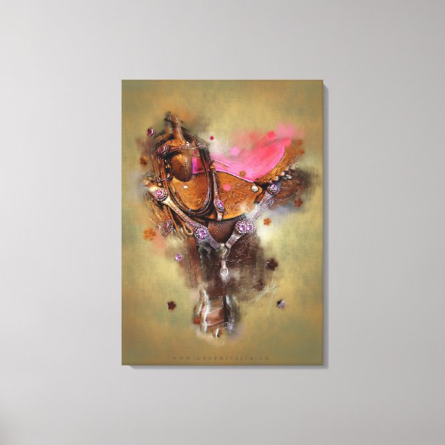 The Saddle II - Wrapped Canvas Print (Front)