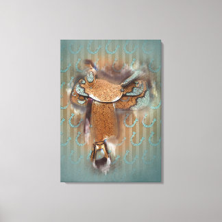 The Saddle III - Wrapped Canvas Print