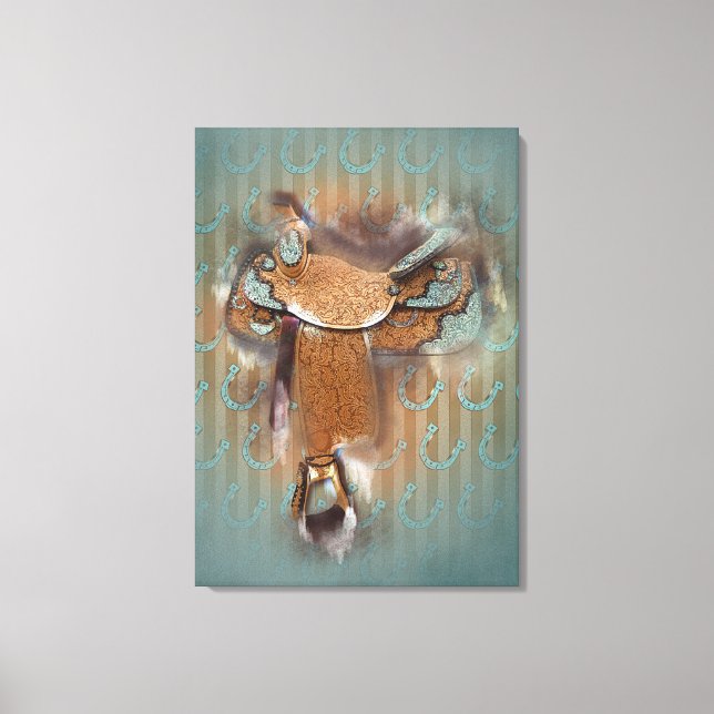 The Saddle III - Wrapped Canvas Print (Front)