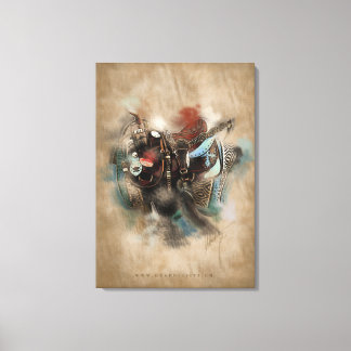 The Saddle - Wrapped Canvas Print