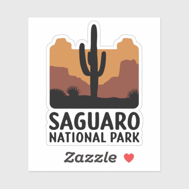 The Saguaro Cactus Sticker (Sheet)