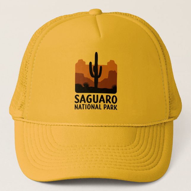 The Saguaro Cactus Trucker Hat (Front)