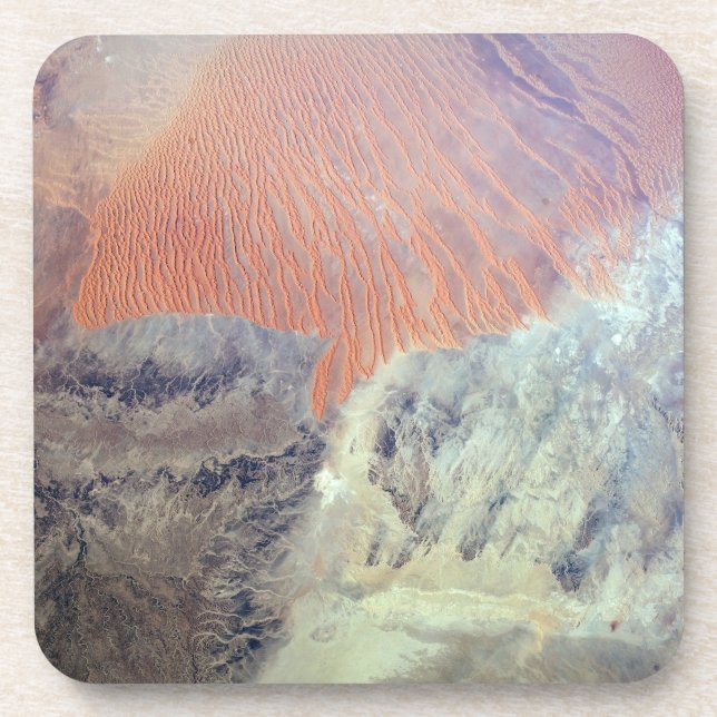 The Sahara Desert In Algeria, North Africa. Beverage Coaster (Front)