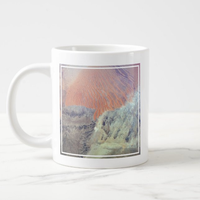 The Sahara Desert In Algeria, North Africa. Giant Coffee Mug (Left)